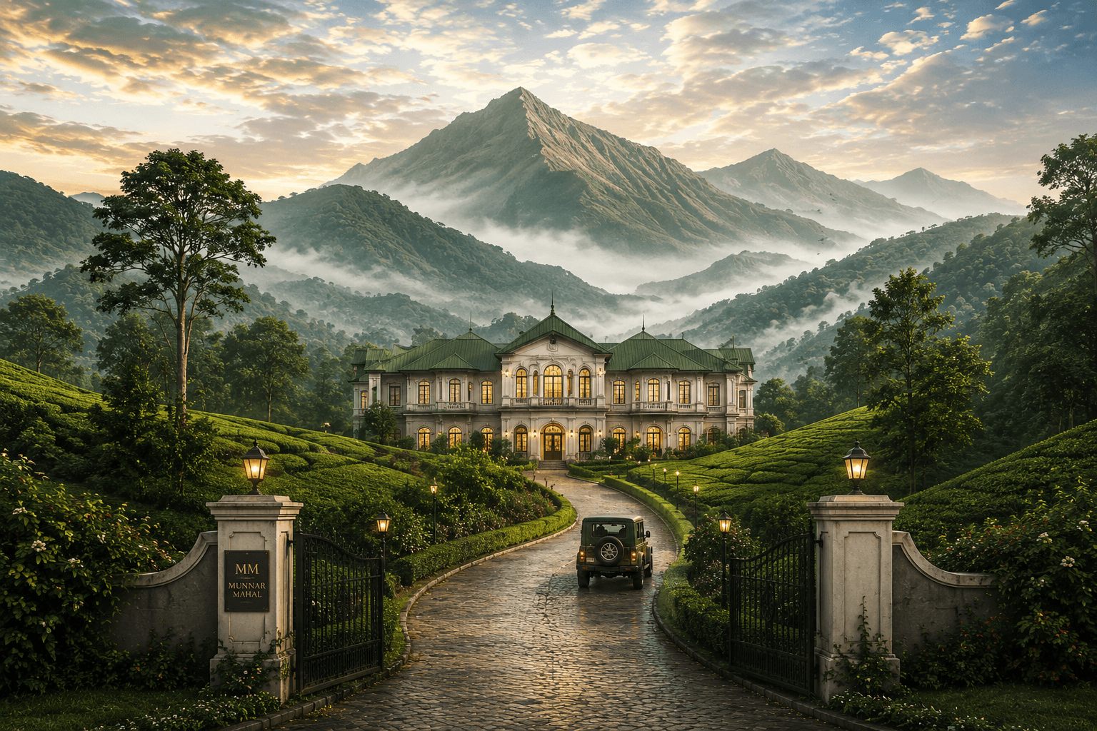Misty Munnar Hills